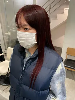 ロング カラー スパイラルパーマ 🌐hina⭐️のヘアスタイル