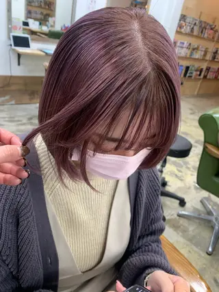 ミディアム Rosso獨協大学前 YUNAのヘアスタイル