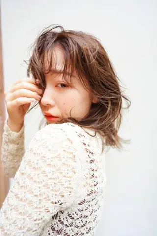 セミロング カラー N° il duca 札幌のヘアスタイル