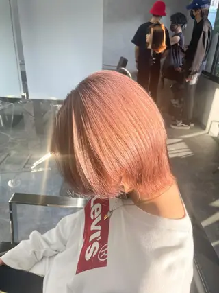 ショート カラー パーマ ヘアアレンジ メンズ キッズ ネイル マツエク・マツパ アイブロウ 大人スタイル 太田のヘアスタイル