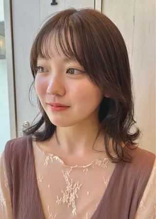 ショート カラー ルプラボウ 尾関　唯那のヘアスタイル
