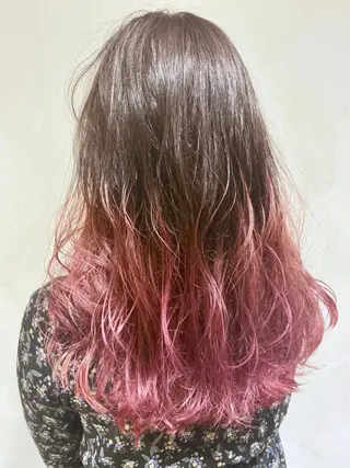 セミロング カラー 美髪形成！色素改善！ 秋田　和輝のヘアスタイル