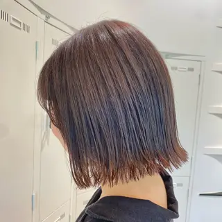 ミディアム カラー ハッシュカット/ ブリーチ/アスナのヘアスタイル
