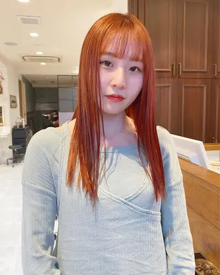 ロング ミウ☆ ブリーチダブルカラーのヘアスタイル