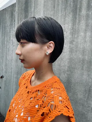 ショート カラー Basis 田口豪司のヘアスタイル