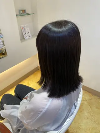 ミディアム 韓国風ヘア🤍/頭皮 ケア🫧 Chikaのヘアスタイル