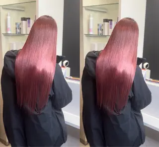 ロング カラー 新宿/髪質改善/ 縮毛矯正/松永ゆいのヘアスタイル