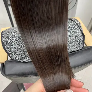 ロング カラー パーマ ヘアアレンジ メンズ mona/ ストレートスタイル✨のヘアスタイル