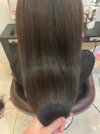 セミロング カラー ヘアアレンジ リリー /Men's/パーマのヘアスタイル