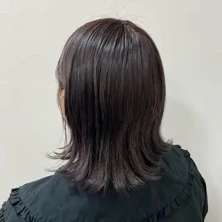 ミディアム カラー Luce 杉本のヘアスタイル