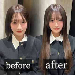 ロング カラー 透明感×韓国ヘア 🇰🇷きららのヘアスタイル