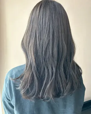 ロング カラー hub hair レイヤー/透明感のヘアスタイル