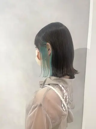 ミディアム カラー 🦋レイヤーカット ミドリカワ🦋のヘアスタイル
