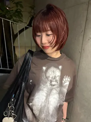 ショート カラー yuuna/ ハッシュカット🎀のヘアスタイル