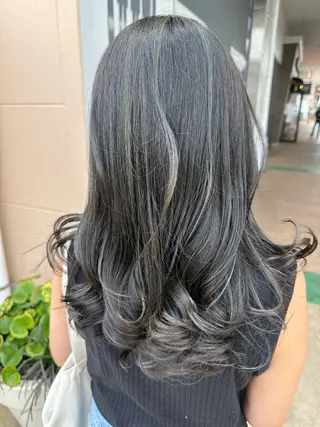 ロング カラー ボブ/ゆるふわ ボブパーマ/とういのヘアスタイル