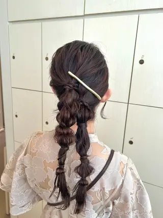 ロング ヘアアレンジ 🦋Misaki🦋 メンズパーマ/着付けのヘアスタイル
