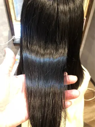 ロング イヤリングカラー Ai 浅草橋店のヘアスタイル