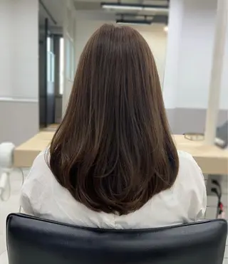 ミディアム 大人韓国ヘア🎀 しょうこLuanaのヘアスタイル