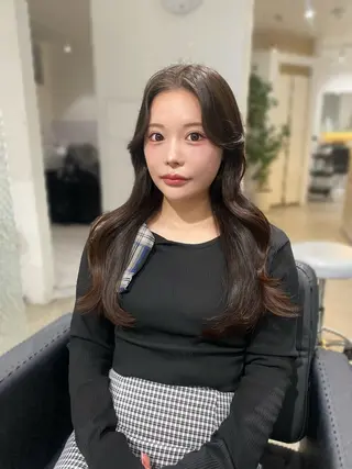 ロング AO所属・RISAKO 艶髪モテヘア🎀府中のヘアスタイル