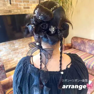 ロング ヘアアレンジ Lyhair🦊🎀 AKIのヘアスタイル
