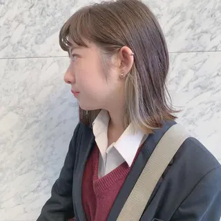 カラー なかの たくみのヘアスタイル