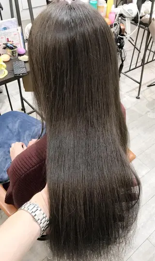 セミロング カラー グレージュ/髪質改善 Yamato.hのヘアスタイル