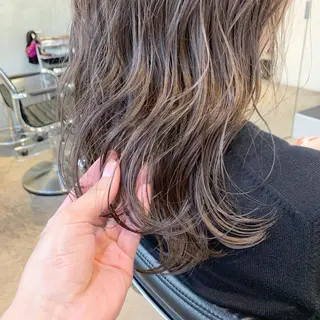 ロング カラー なかの たくみのヘアスタイル