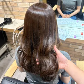セミロング カラー レイヤー/nail COCOROのヘアスタイル