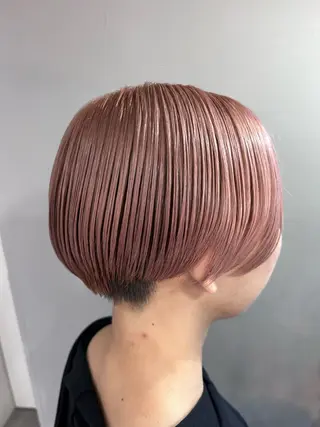 ショート カラー 心斎橋韓国ボブ 好原良真のヘアスタイル