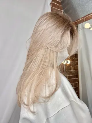 ロング カラー レイヤー/ブリーチ HIKARU ♡のヘアスタイル