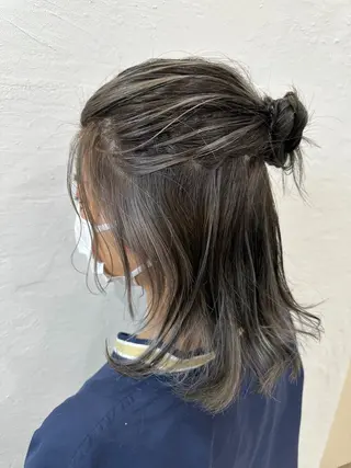 ミディアム 木村 彩花のヘアスタイル