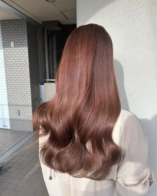 ロング カラー 太田 愛理のヘアスタイル