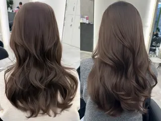 ロング カラー 田之上千尋/透明感 ブリーチなし/韓国風のヘアスタイル