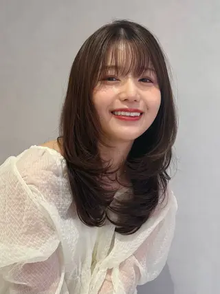 セミロング キートス西梅田⭐️ こうきのヘアスタイル