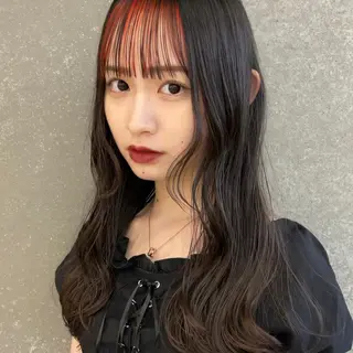 ロング カラー ヘアアレンジ レイヤー&カラー 人気美容師倉崎涼のヘアスタイル