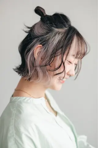 ミディアム カラー beauty beast防府店のヘアスタイル