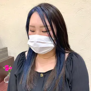 ロング ブリーチ🌈ハイトー ンカラー ✨アニカ✨のヘアスタイル
