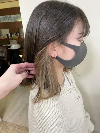 カラー SALOWIN栄 高須大貴のヘアスタイル