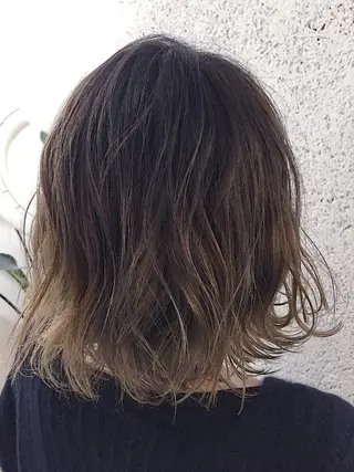 ミディアム カラー パーマ ヘアアレンジ メンズ ✨ハイクオリティ✨ 山本香也のヘアスタイル