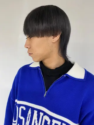 ミディアム カラー KOOKI スティードトーキョーのヘアスタイル
