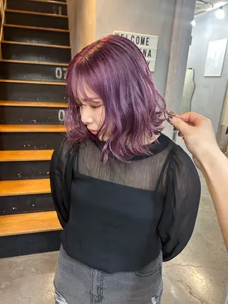 ミディアム XENA 渋谷店のヘアスタイル