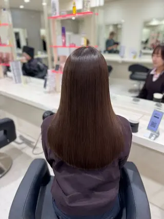 ロング カラー 🤍韓国大人っぽ ベージュMAI🤍のヘアスタイル