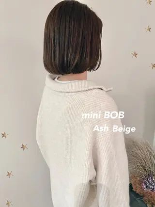 ショート カラー 市川 千夏のヘアスタイル