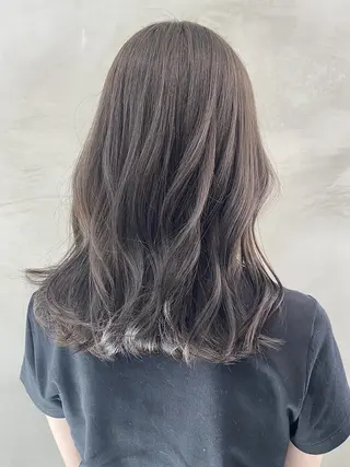 セミロング カラー ⭐️ airi⭐️のヘアスタイル