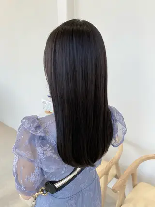 ロング カラー 川合 勇気のヘアスタイル