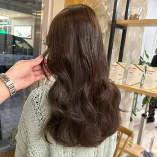 ロング メンズ縮毛矯正 ニュアンスパーマのヘアスタイル