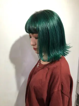 ミディアム 吉田 典弘のヘアスタイル