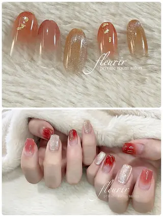 ネイル フルリール 【プライベートサロンのネイルデザイン