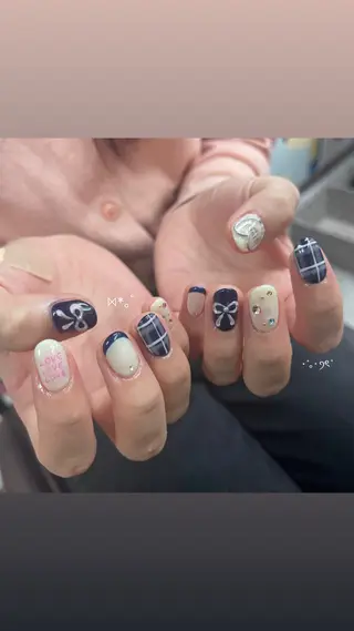 ネイル niconail 🧣ayu 📍烏山のネイルデザイン