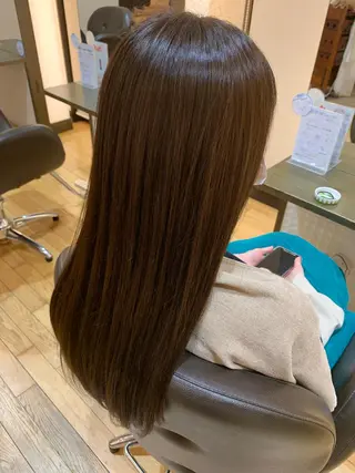ロング カラー 透明感艶カラー/ 岡田澪香のヘアスタイル